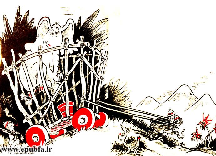 نخست آنها یک گاری بزرگ را از چوب ساختند و طنابی را برای کشیدن آن به جلوی گاری بستند